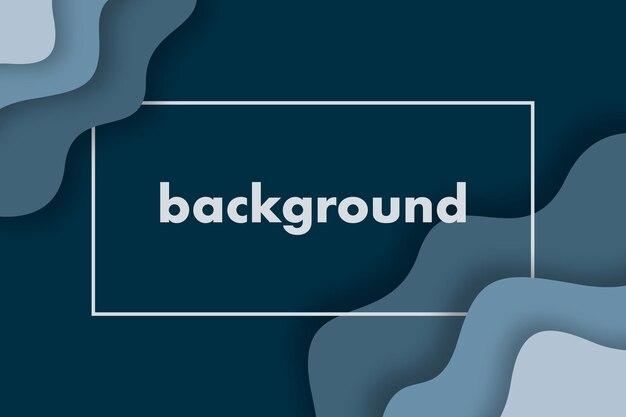 Paper Cut Background Illustration Vector