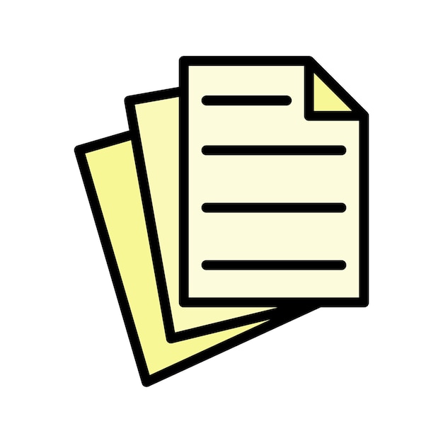 paper icon vector design templates