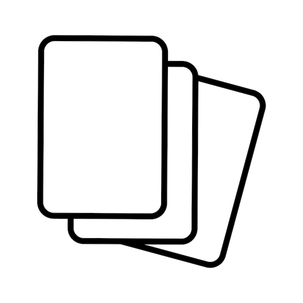 paperiasiakirjakuvake, vektorimallipohjan logo, trendikäs kokoelma, kaksiulotteinen design