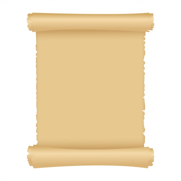 parchment or old magic paper scroll.