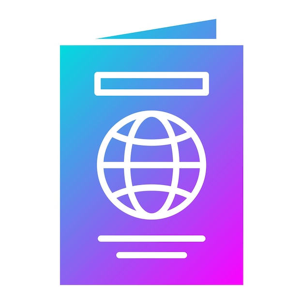 Passport vector icon Can be used for Immigration iconset