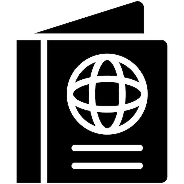 Passport vector icon illustration of Vacation Planning iconset