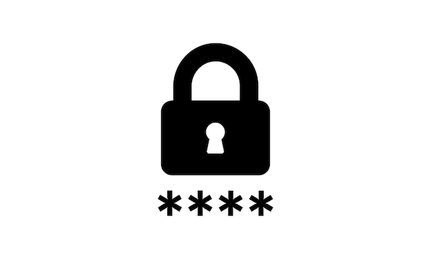 password protection icon password vector icon