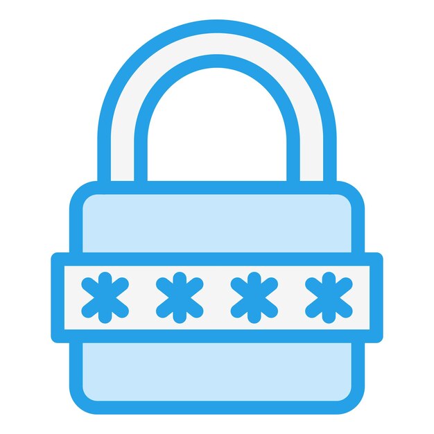 Password Vector Icon Design Illustration
