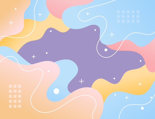 Pastel Abstract Geometric Background