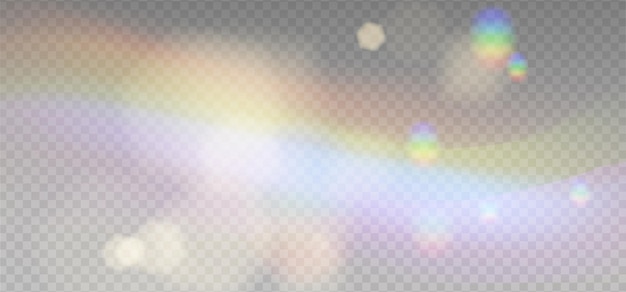 Pastel bokeh horizontal overlay golden blurred circle lights abstract empty background in realistic