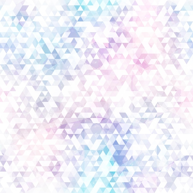 Pastel color triangle seamless pattern