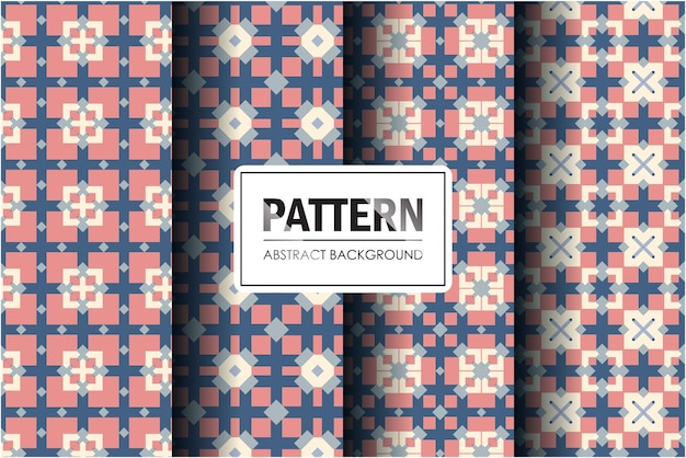 Pattern collection in abstract decorative style