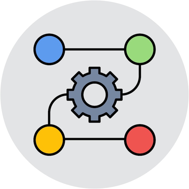 Pattern System Vector Illustration Style