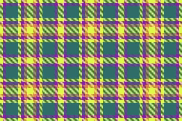 Pattern textile check Tartan vector fabric Background texture seamless plaid