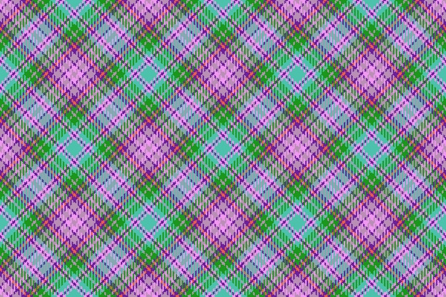 Pattern vector texture Tartan seamless check Textile fabric background plaid