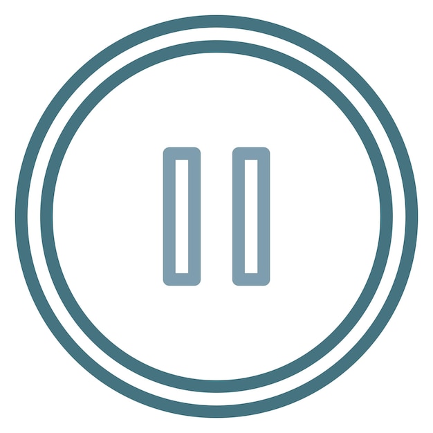 pause button icon vector image can be used for instrument