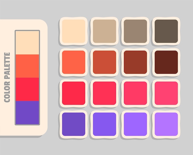 peachpuff tomato crimson slateblue color palette rgb colors matching harmonious colours