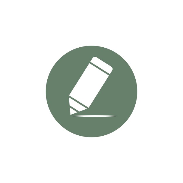 Pencil icon vector design templates on white background