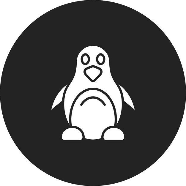 penguin icon vector image can be used for in the wild