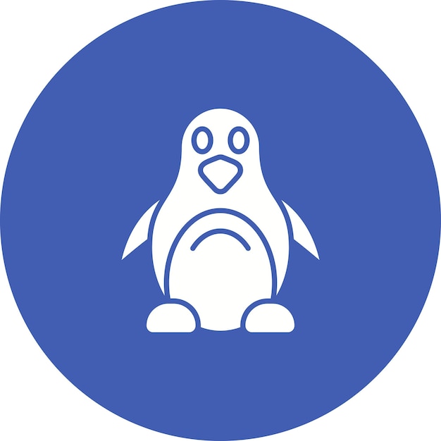 penguin icon vector image can be used for in the wild