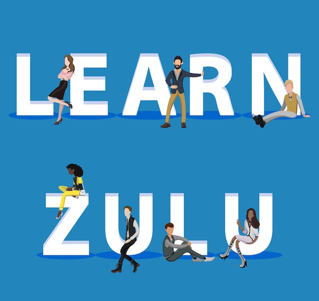 people on learn zulu for web mobile app presentations