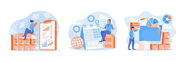 People process protect and store digital privacy data on servers