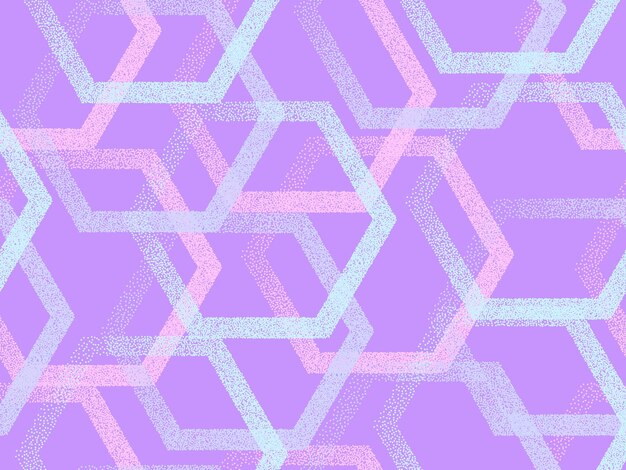 perforated hexagon geometric seamless vector pattern gradient d
