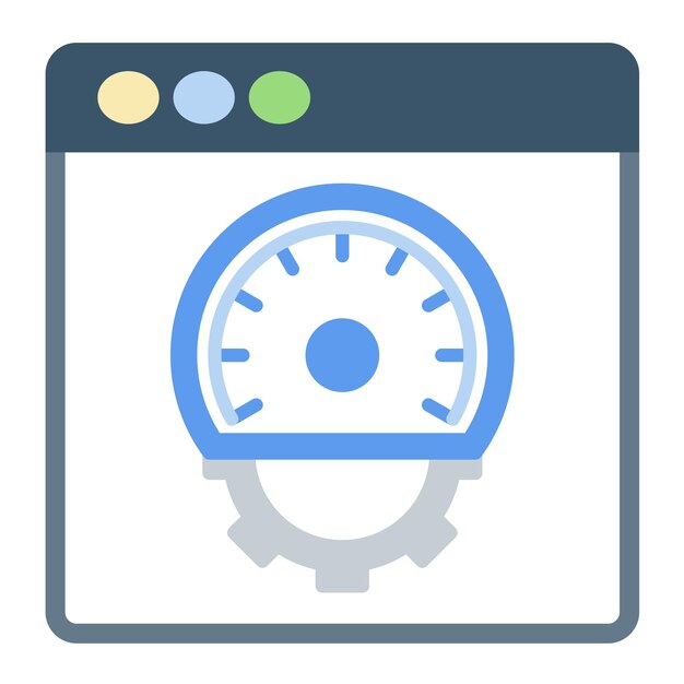 Performance Flat Illustration