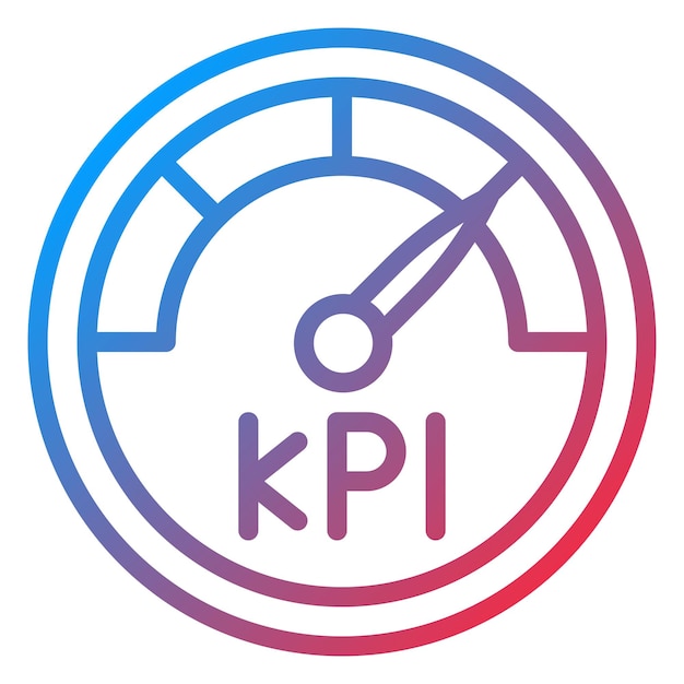 performance monitoring icon vector image can be used for staff management
