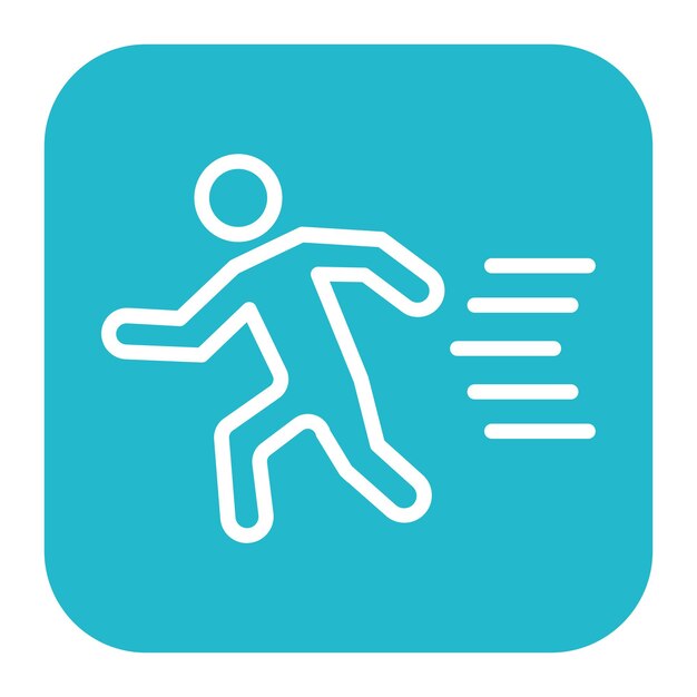 person running icon vector image can be used for carnival