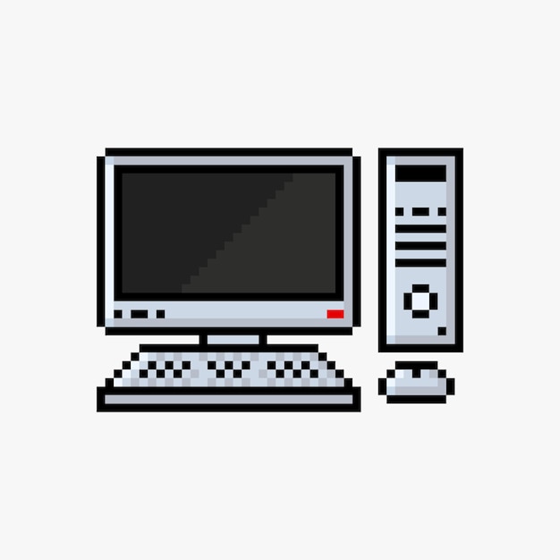 Personal computer pixel art