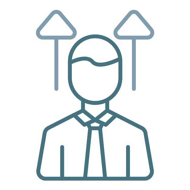 Personal Development Flat Illustration