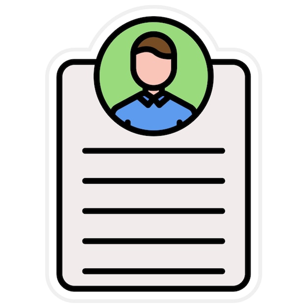personal linked data icon vector image can be used for gdpr