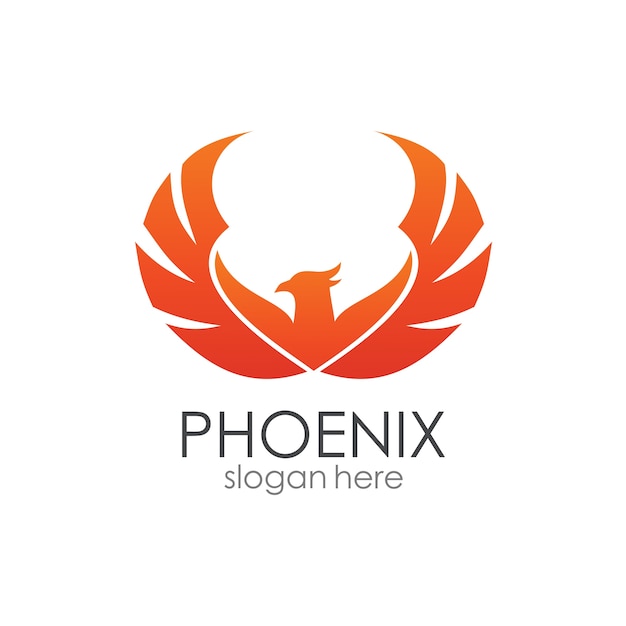 Phoenix Wings Logo Template
