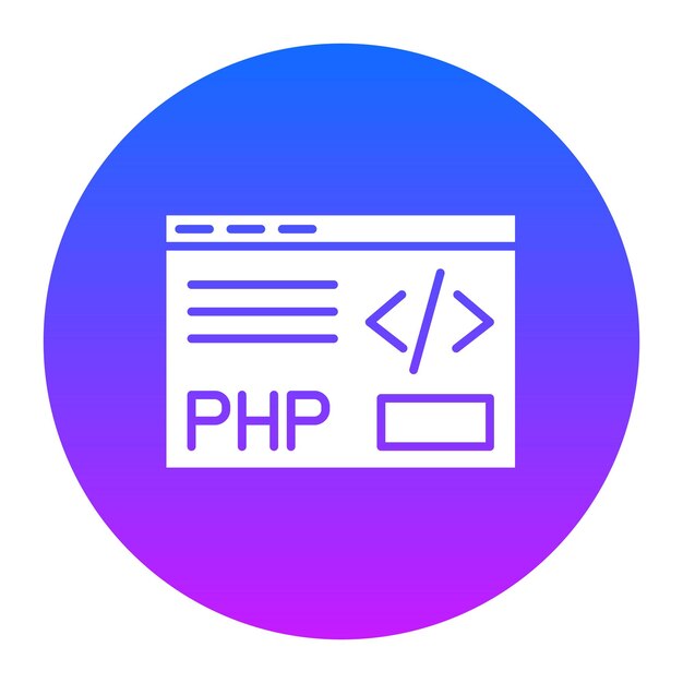 php coding icon