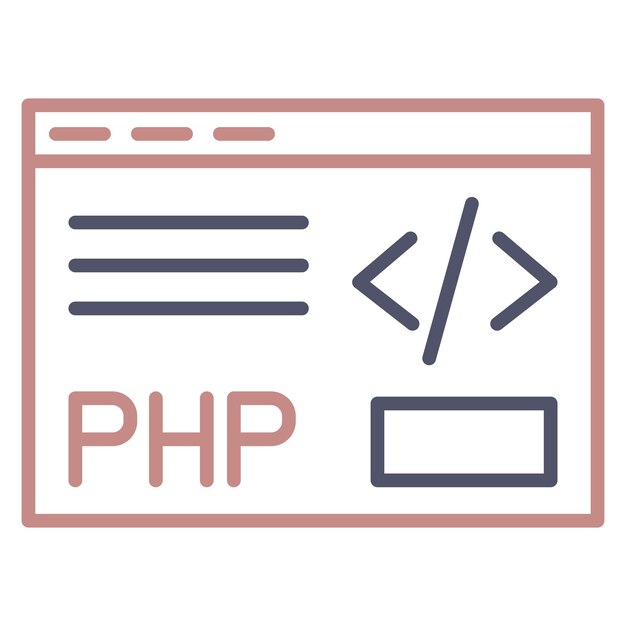 php coding icon