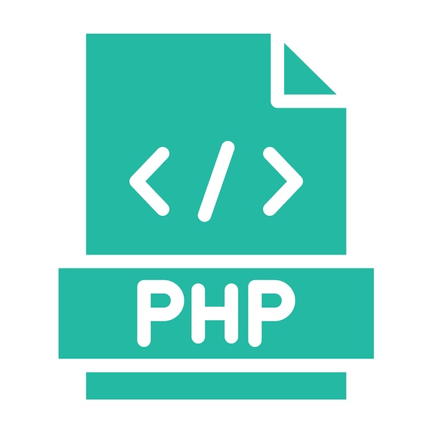 php vector icon design illustration