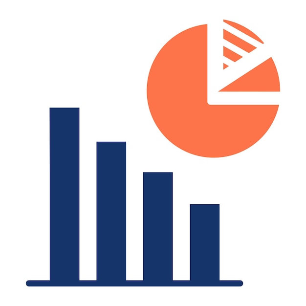 Pie Chart Vector Illustration