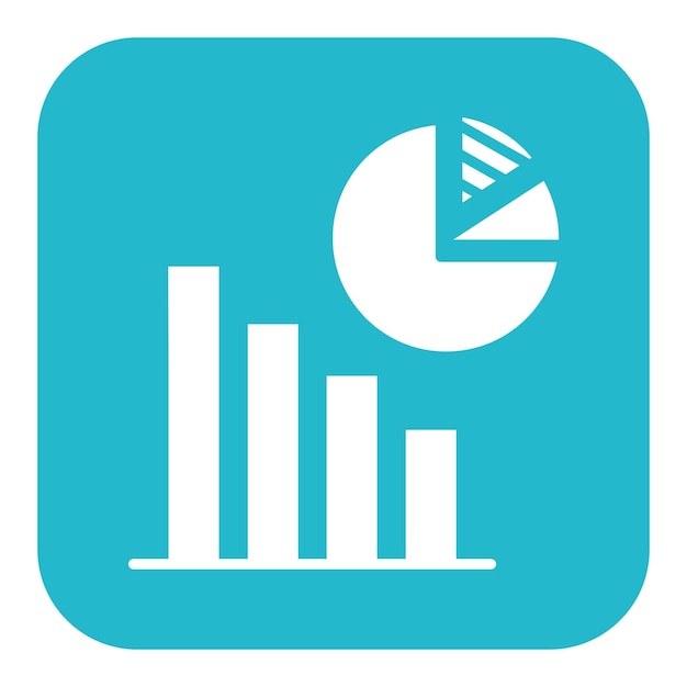 Pie Chart Vector Illustration