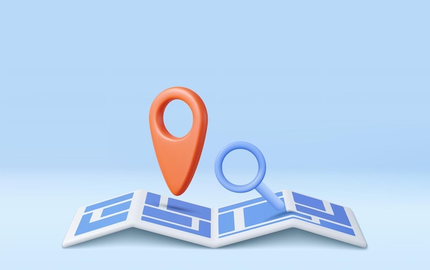 pin pointer and Map location search GPS