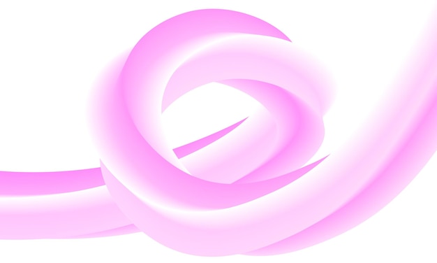 Pink 3D gradient abstract shapes background