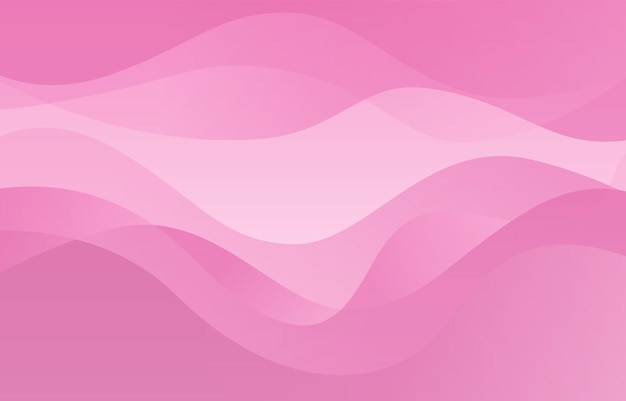 pink abstract background with a pink wave in the middle