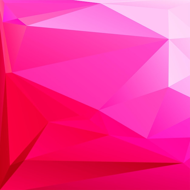 Pink abstract polygonal background Triangle mosaic pattern