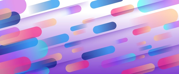 Pink blue and purple violet vector abstract banner with simple geometric shapes For cover design book design poster cd cover flyer website backgrounds or advertising