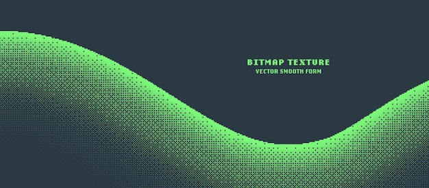 Pixel Art Style Bitmap Texture Smooth Form Vector Noise Dither Wide Abstraction