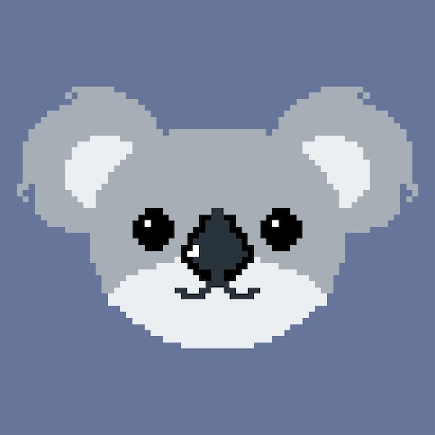 Pixel vector anthropomorphic animals