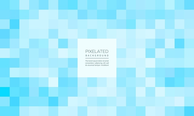 Pixelated blue sky colour background Abstract geometric blur surface