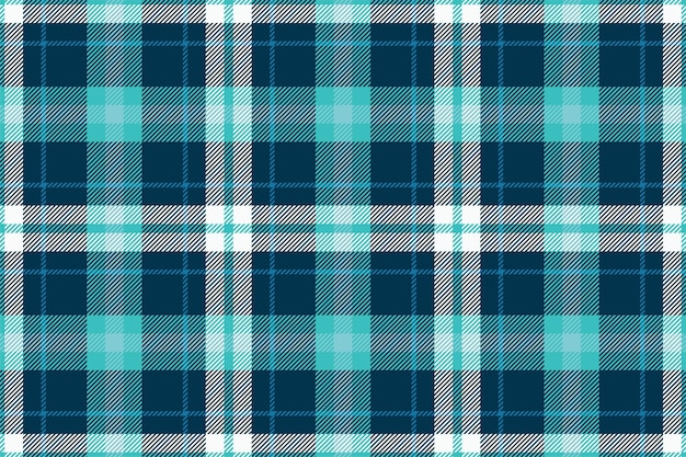 plaid background check seamless pattern in blue vector fabric texture for textile print wrapping paper gift card wallpaper flat design