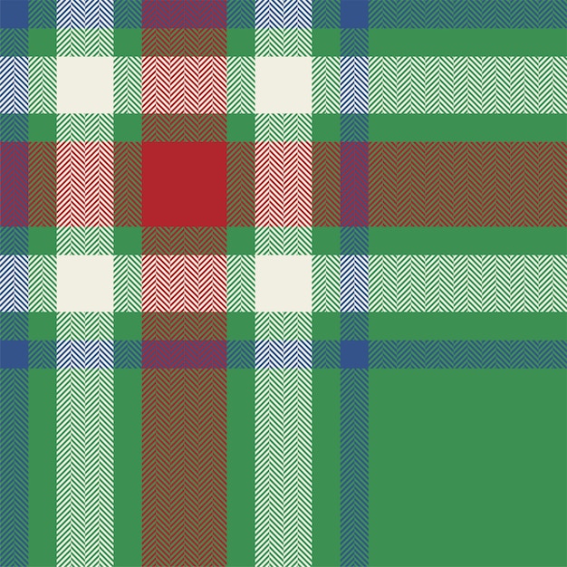 Plaid check pattern Seamless fabric texture Tartan textile print