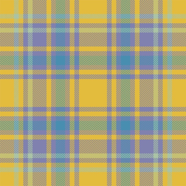 Plaid check pattern Seamless fabric texture Tartan textile print