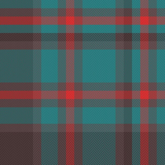 plaid pattern background of seamless tartan fabric with a check textile vector texture