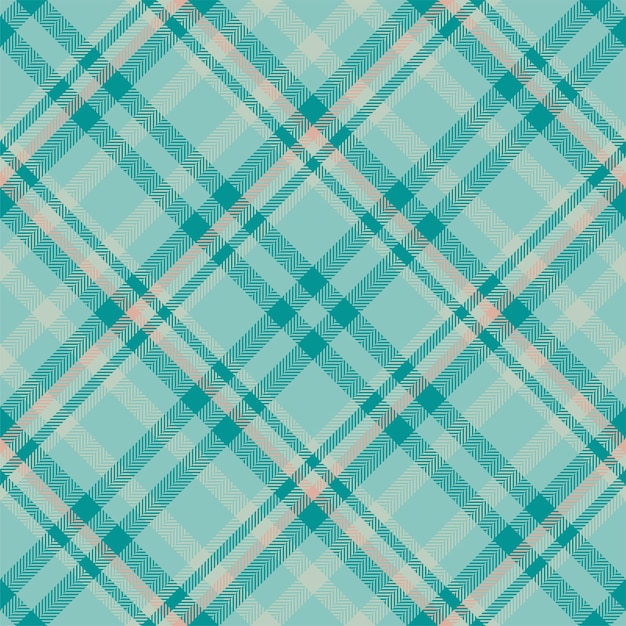 Plaid pattern vector Check fabric texture Seamless textile design for clothes paper print