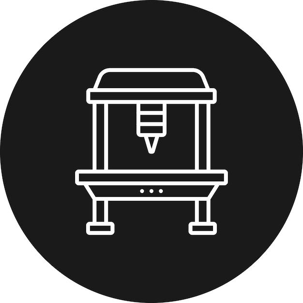 plasma laser vector icon can be used for industrial process iconset