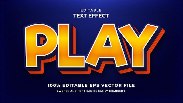Play editable text stylee